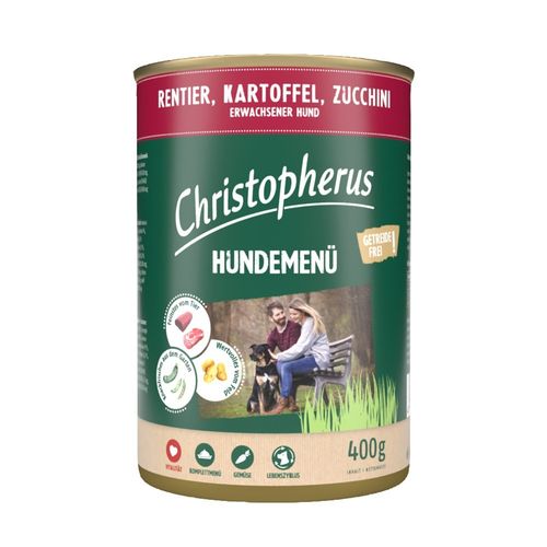 Christopherus Hundemenü Rentier - 400g Dose
